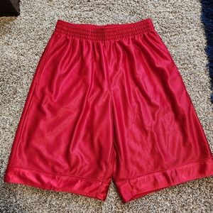 BCG Basketball Shorts Red Men's Large.